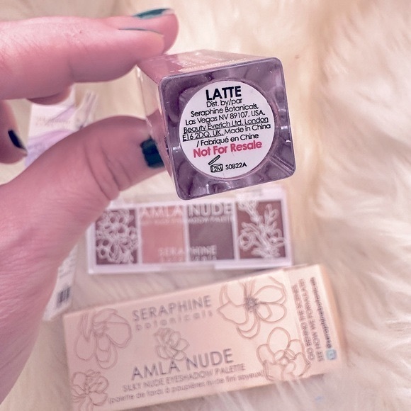 SERAPHINE’S Botanicals [2pc Cherimoya+Fig Lasting Lip Satin+Silky Nude Shadow’s] - Picture 9 of 16